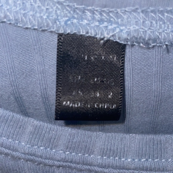 SHEIN Baby Blue Crop Top - Picture 3 of 3